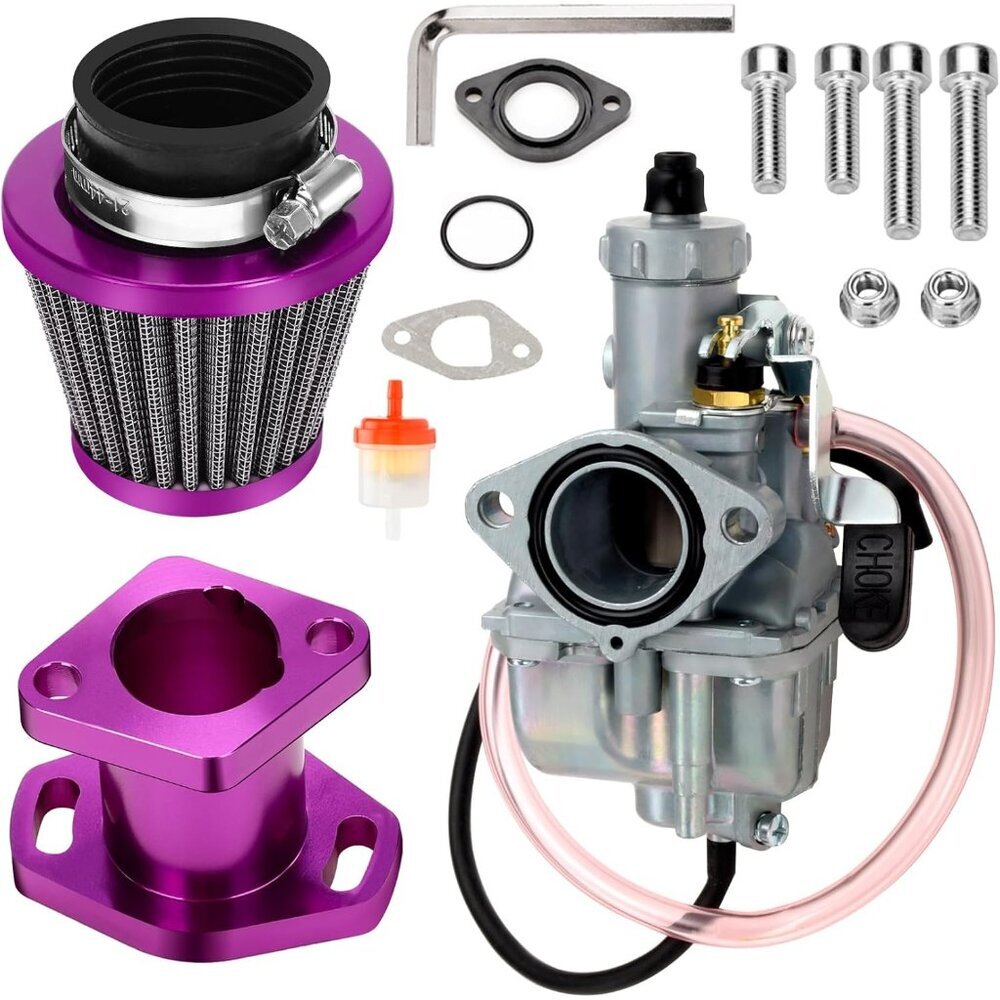 VM22 26mm Carburetor Mini Bike Carb Kit for Predator 212 196cc 212cc Ghost 224cc